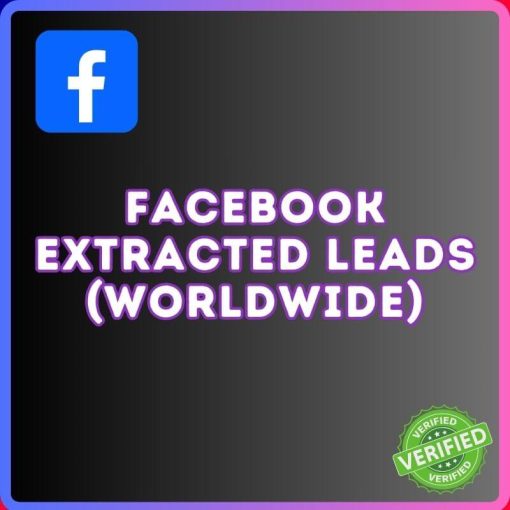 Facebook extracted leads(worldwide)