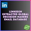 LinkedIn Extracted Global Decision Makers Email Database