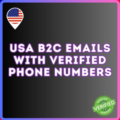 USA B2C Email Database with verified phone numbers